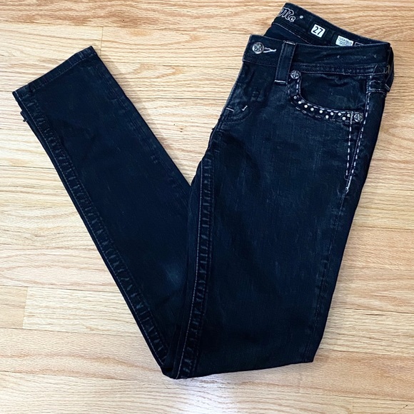 Miss Me Denim - Miss Me Skinny Black Jeans Size 27